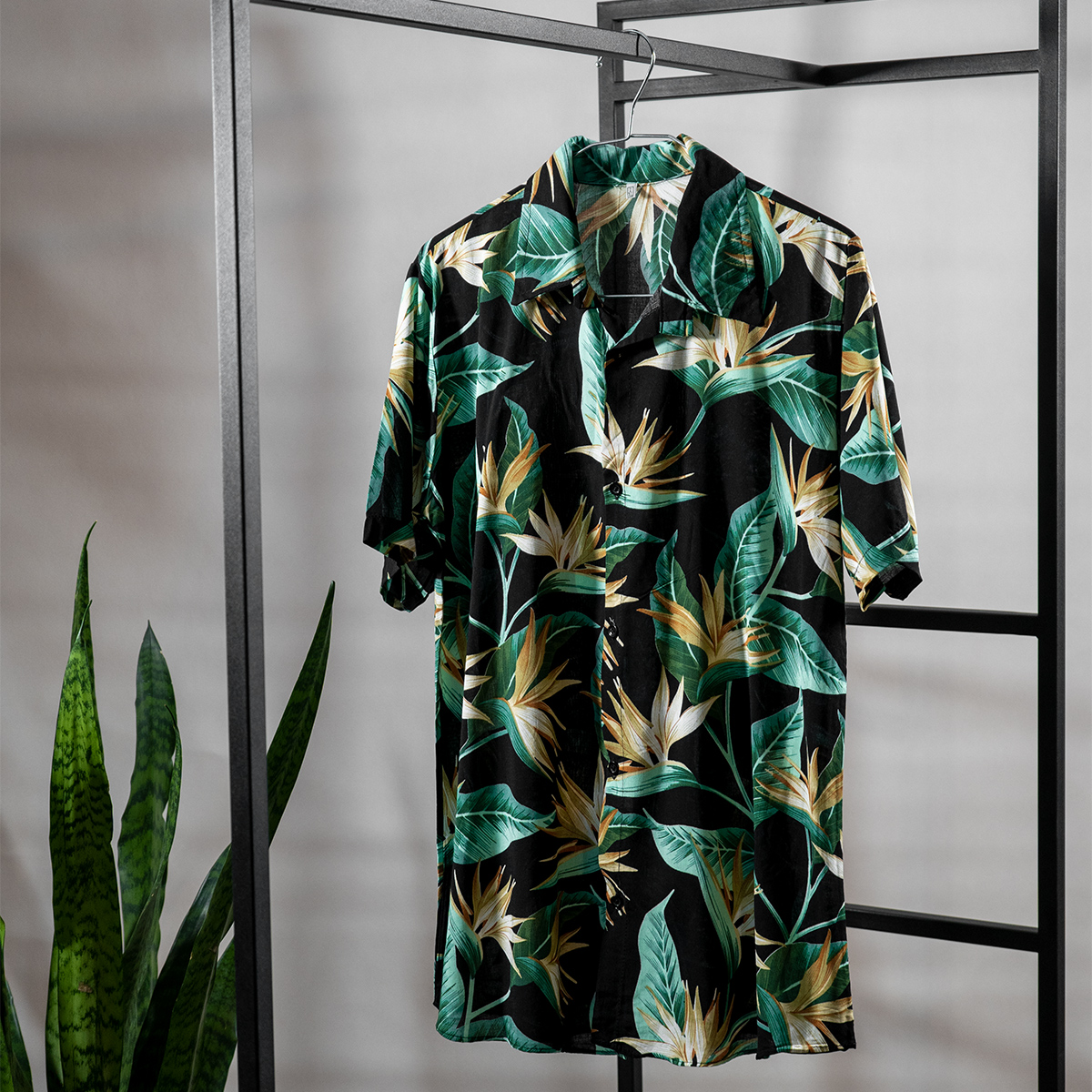 پیراهن هاوایی مردانه مدل Yojin-