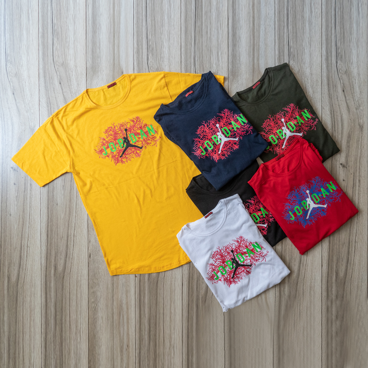 تیشرت Jordan مردانه سبز مدل SAMSEN