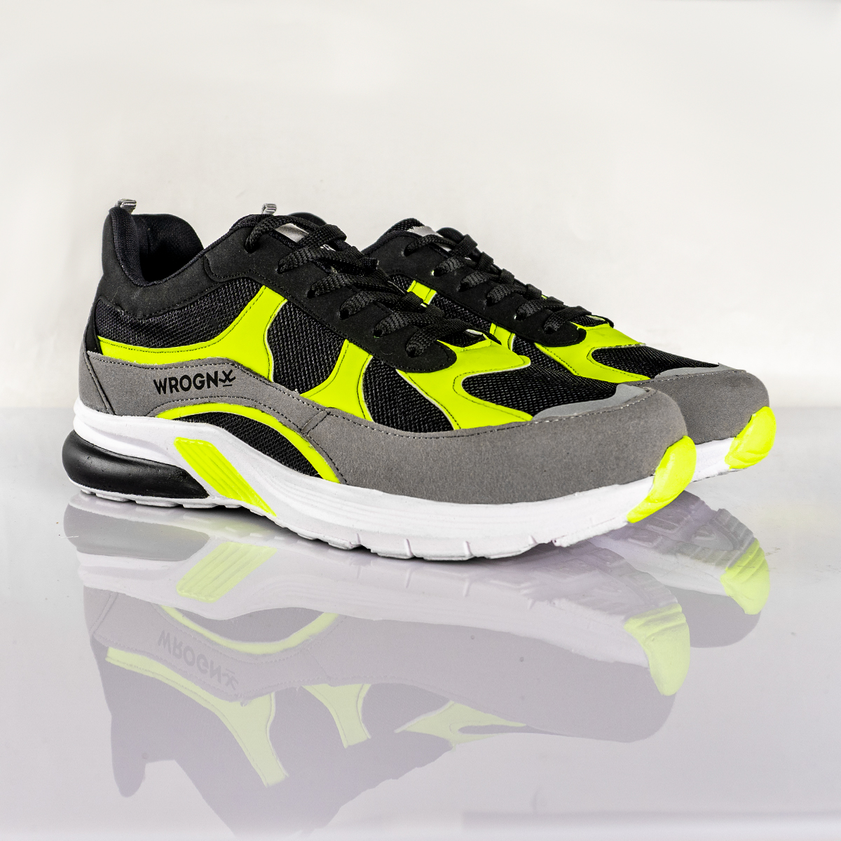 کفش ورزشی Wrognمردانه مشکی سبز مدل Maloni