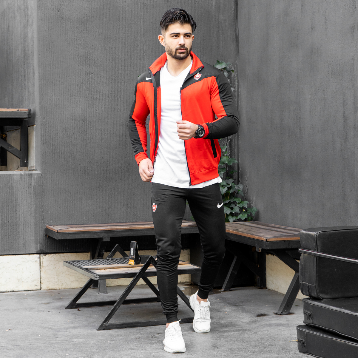 ست سوئیشرت شلوار پرسپولیس مردانه مدل PSP