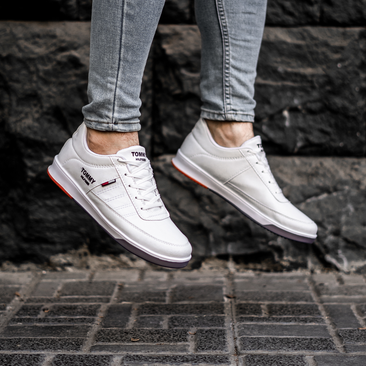 کفش Tommy مردانه سفید مدلOpal